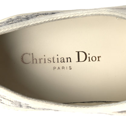 Christian Dior Canvas Oblique Walk'N'Dior Low Top Sneakers 38.5 Grey Stone 8 of 9