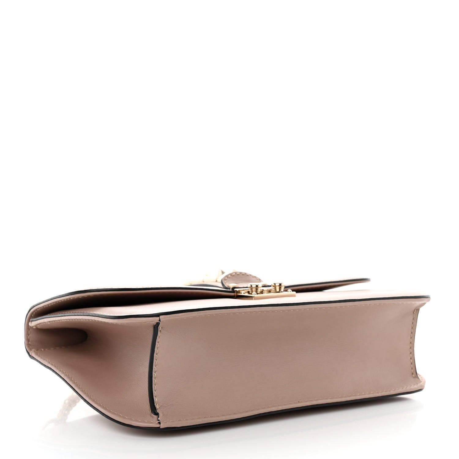 Valentino Garavani Vitello Medium Glam Lock Rockstud Flap Poudre 4 of 10