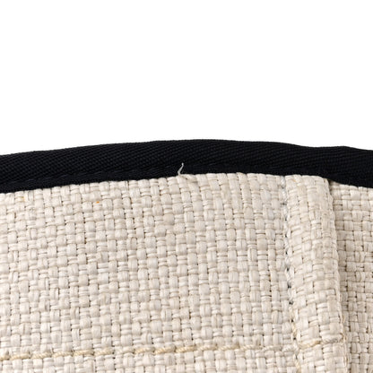 Chanel Woven Straw Raffia Medium Deauville Tote White Navy 13 of 15