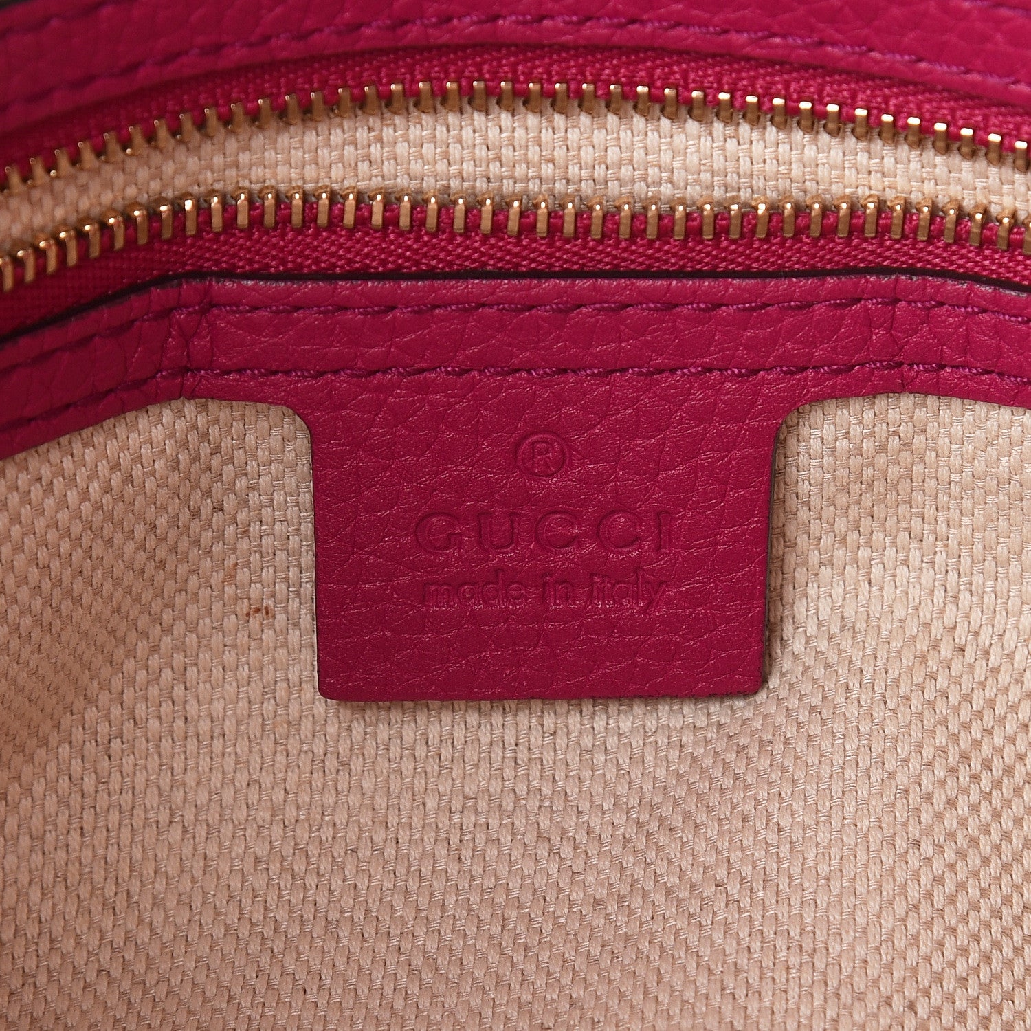 Gucci Cellarius Calfskin Medium Soho Chain Shoulder Bag Bright Bouganville 6 of 12