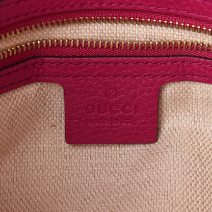 Gucci Cellarius Calfskin Medium Soho Chain Shoulder Bag Bright Bouganville 6 of 12