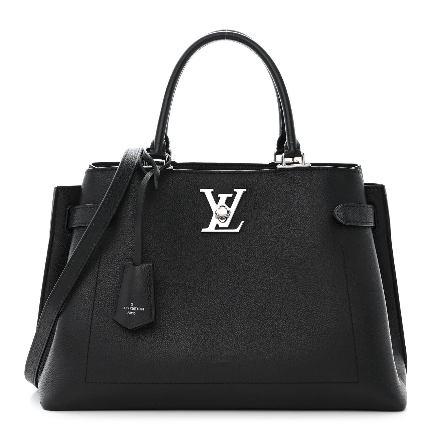 Louis Vuitton Calfskin Lockme Day Black 1 of 10