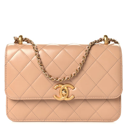 Chanel Calfskin Quilted Perfect Fit Flap Beige 1 of 9