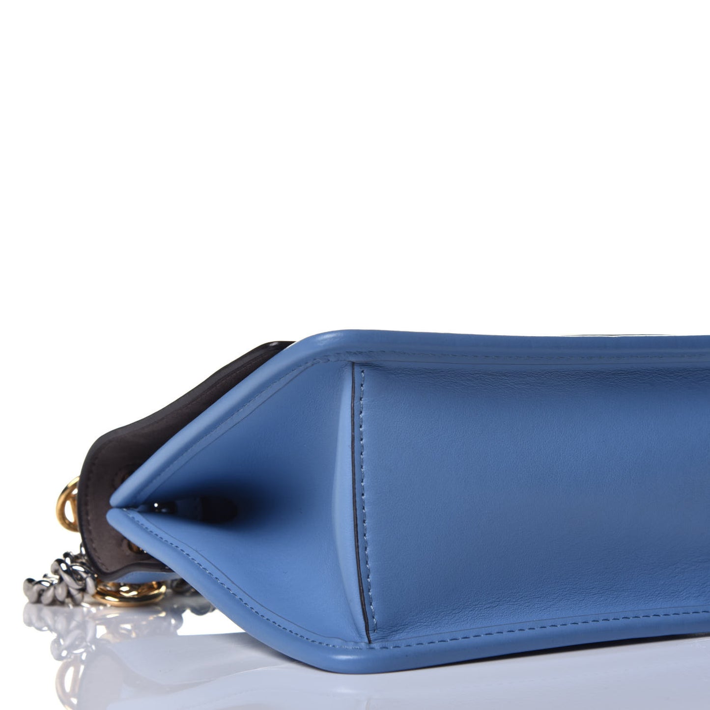 Vitello Century Opaco F is Fendi Small Kan I Shoulder Bag Ceruleo