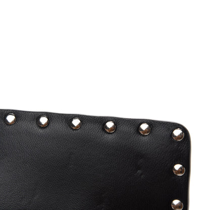 Valentino Garavani Metallic Nappa Medium Rockstud Spike Shoulder Bag Silver 9 of 11