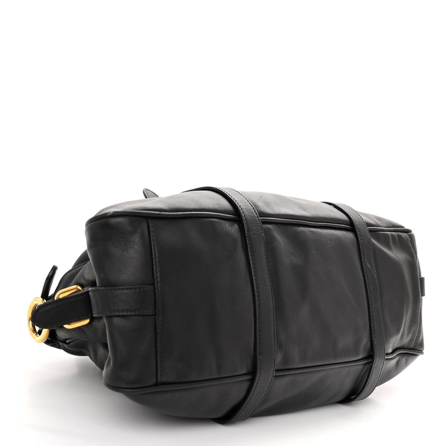 Soft Calfskin Shoulder Bag Black