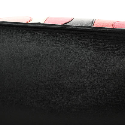 Valentino Garavani Calfskin Carmen Medium Tote Black Deep Rose 22 of 22
