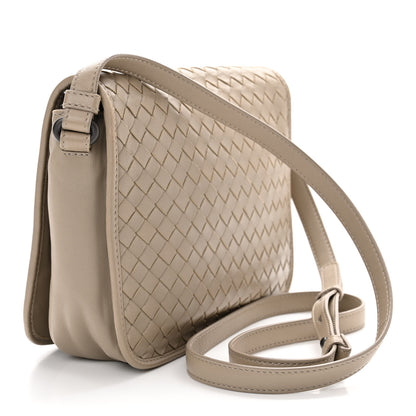 Bottega Veneta Nappa Intrecciato Mini Flap Crossbody Fume 3 of 16