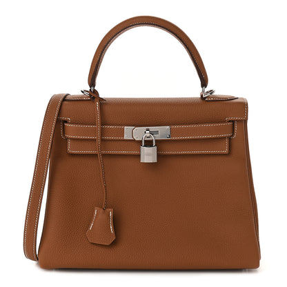 Hermes Togo Kelly Retourne 28 Gold 1 of 13