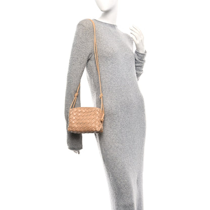Bottega Veneta Nappa Intrecciato Mini Loop Camera Bag Almond 2 of 9
