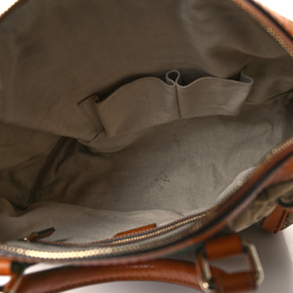 Gucci Monogram Vintage Web Medium Boston Tan Tan 5 of 13