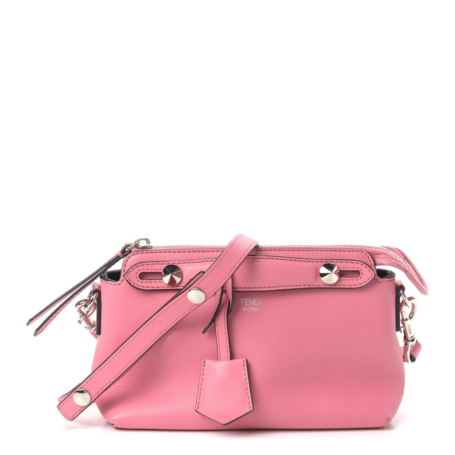 Fendi Vitello Dolce Mini By The Way Boston Bag Pink 1 of 9