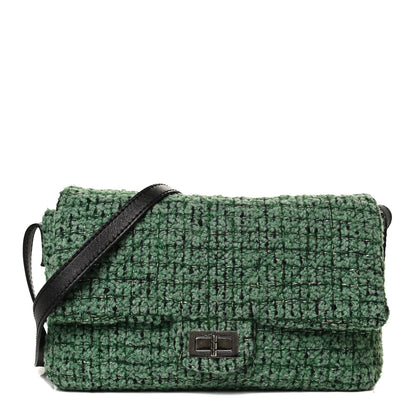Chanel Tweed Easy 2.55 Reissue Flap Green 1 of 13