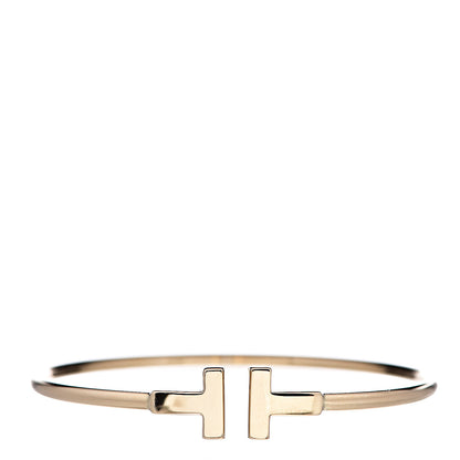 Tiffany 18K Yellow Gold T Wire Bracelet 1 of 3