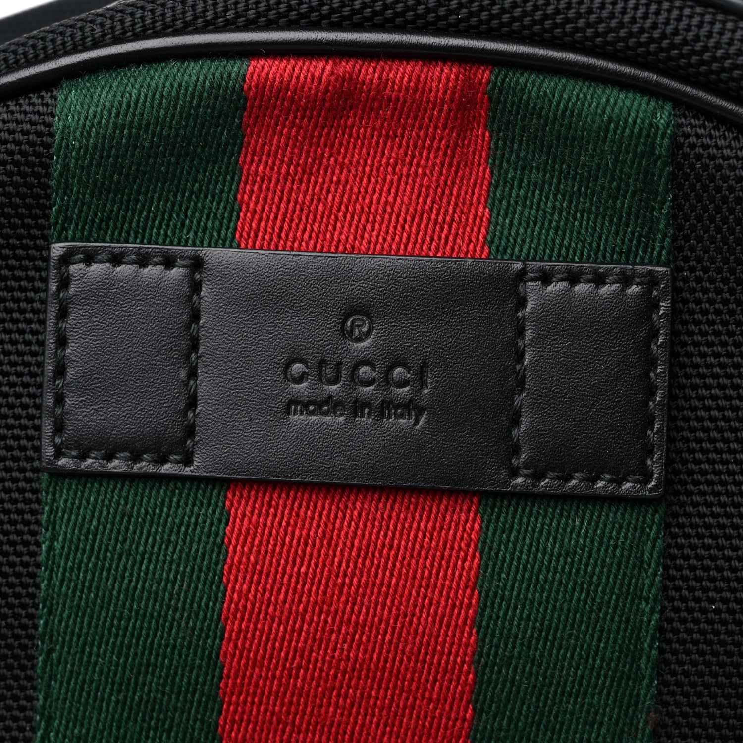 Gucci Techno Canvas Web Backpack Black 9 of 9