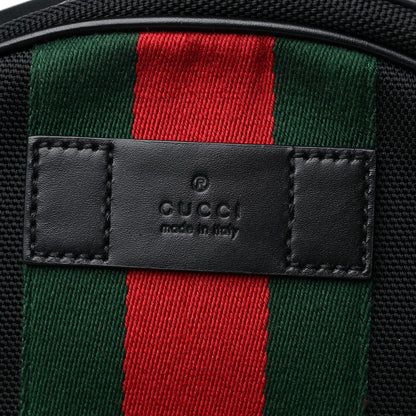 Gucci Techno Canvas Web Backpack Black 9 of 9