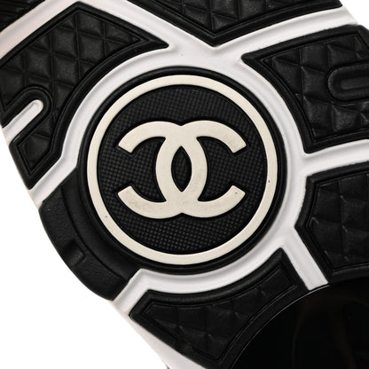 Chanel Tweed CC Sneakers 40.5 Grey Black 8 of 8