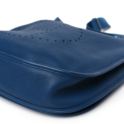 Hermes Taurillon Clemence Evelyne III TGM Bleu Obscur 9 of 9