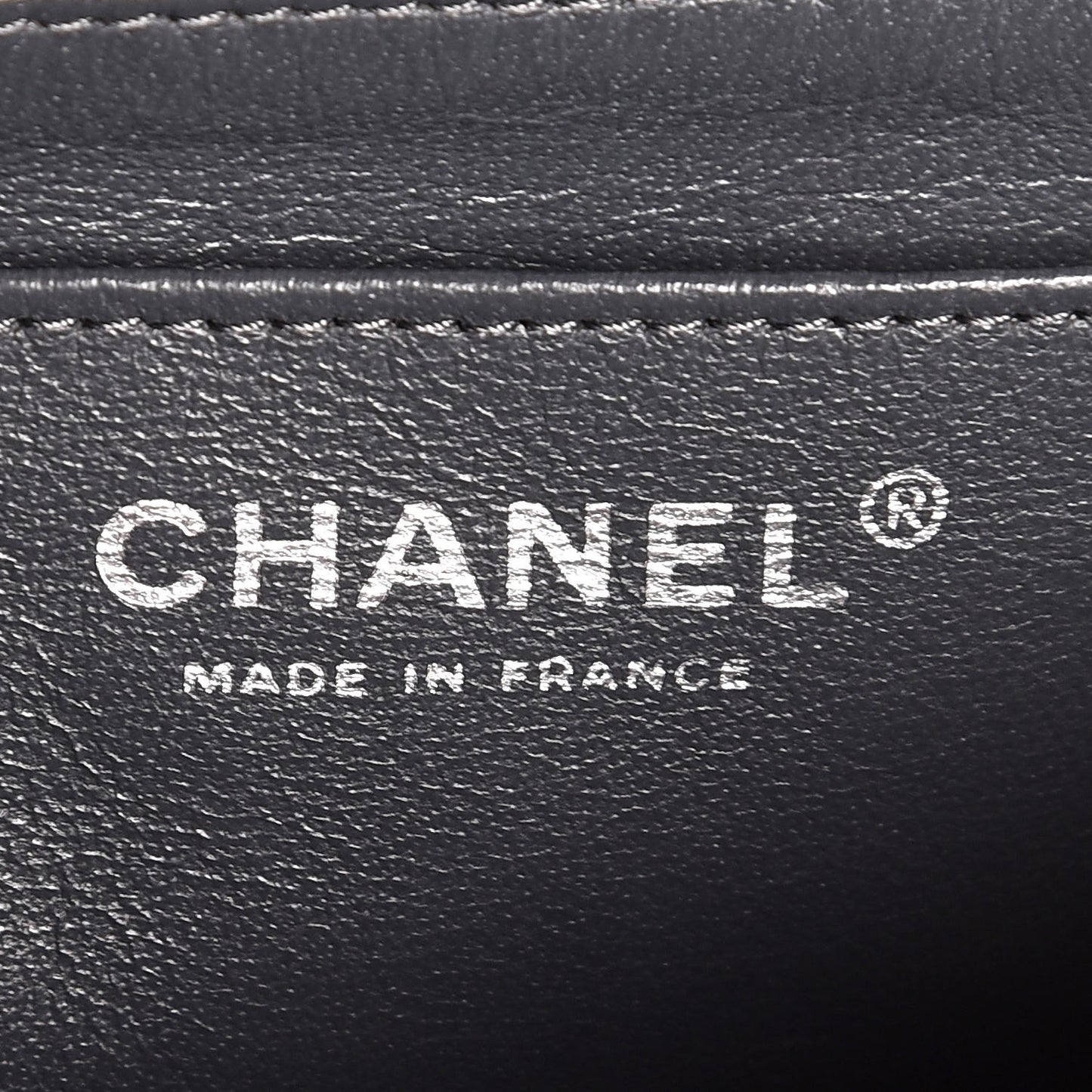Lambskin Quilted Jumbo Single Flap Bijoux Chain Dark Grey