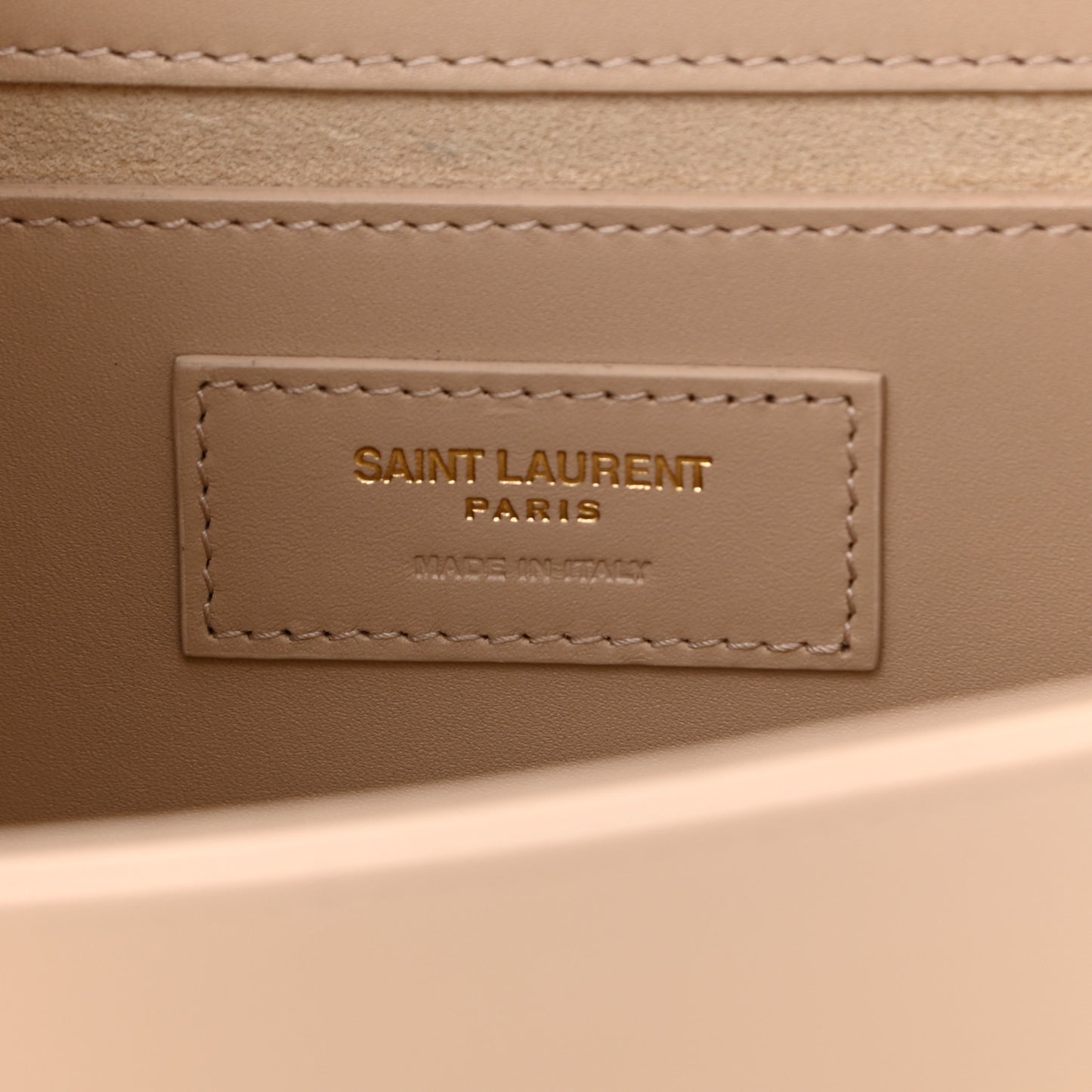 Smooth Calfskin Medium Classic Monogram Kate Tassel Satchel Nude Powder