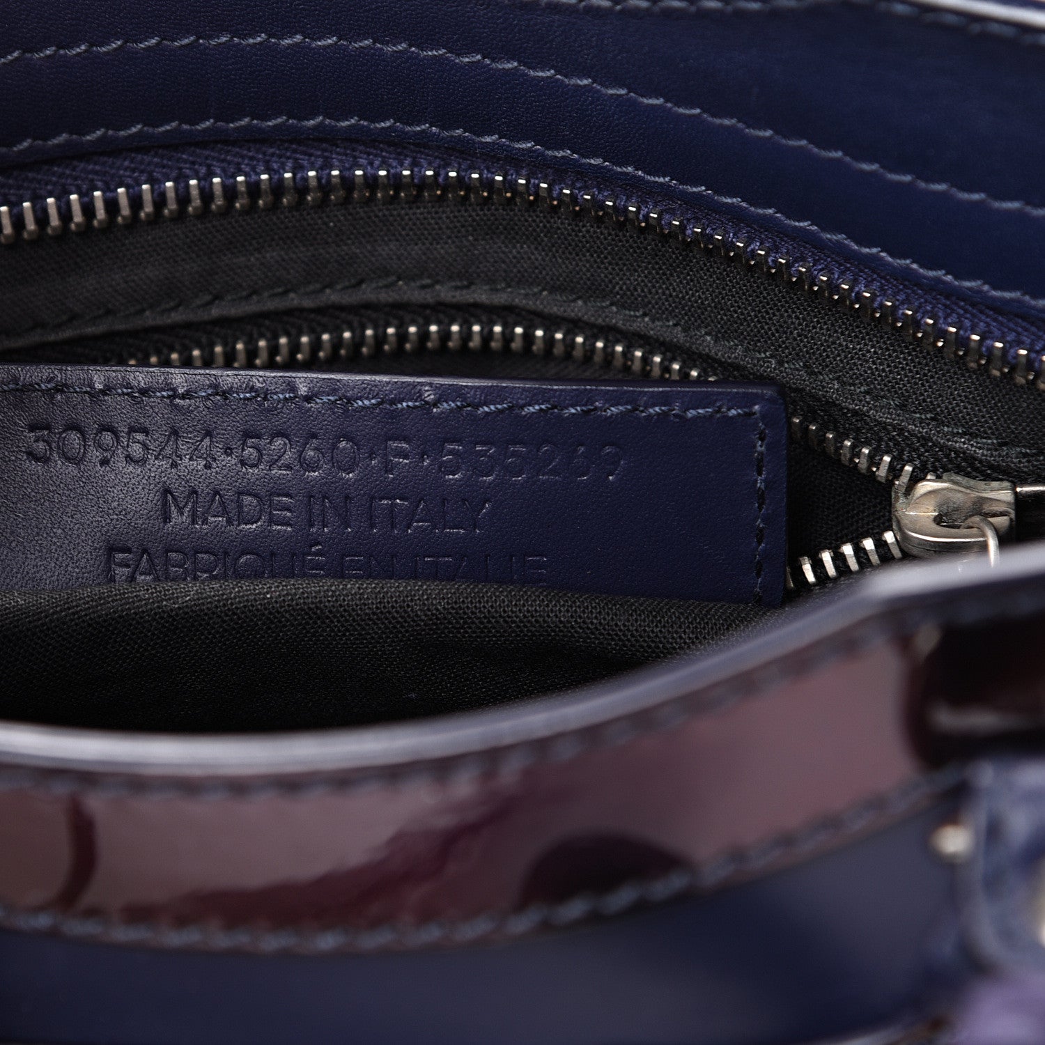Balenciaga Smooth Calfskin Metallic Patent Giant 12 Silver Hardware Mini City Ultraviolet 6 of 14
