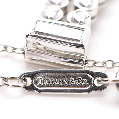 Tiffany Platinum Diamond Jazz Double Drop Pendant Necklace 6 of 7