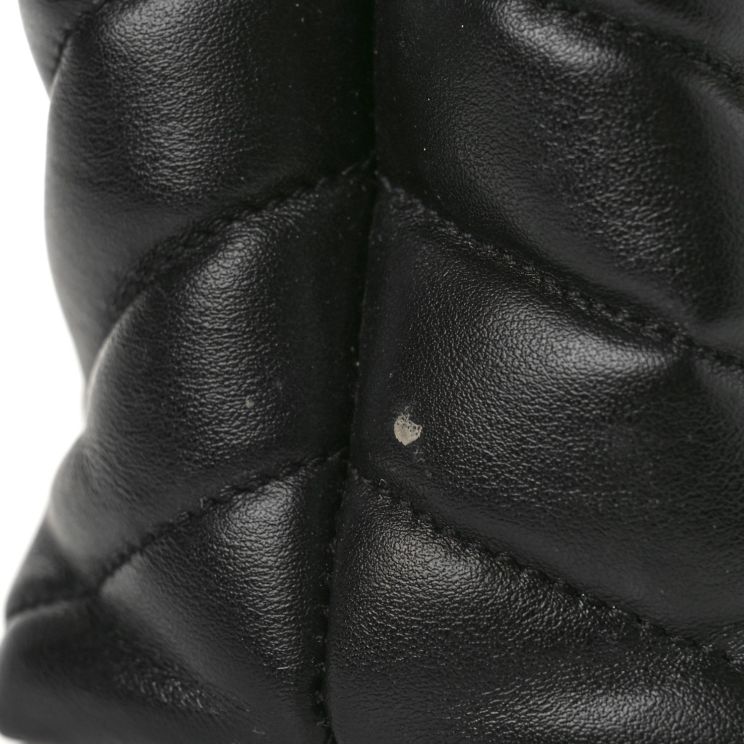 Saint Laurent Calfskin Y Quilted Monogram Small Loulou Chain Satchel Black 10 of 11