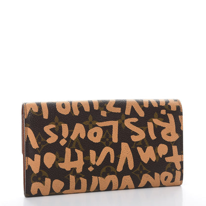 Louis Vuitton Monogram Graffiti Porte-Monnaie Wallet Peach 3 of 10