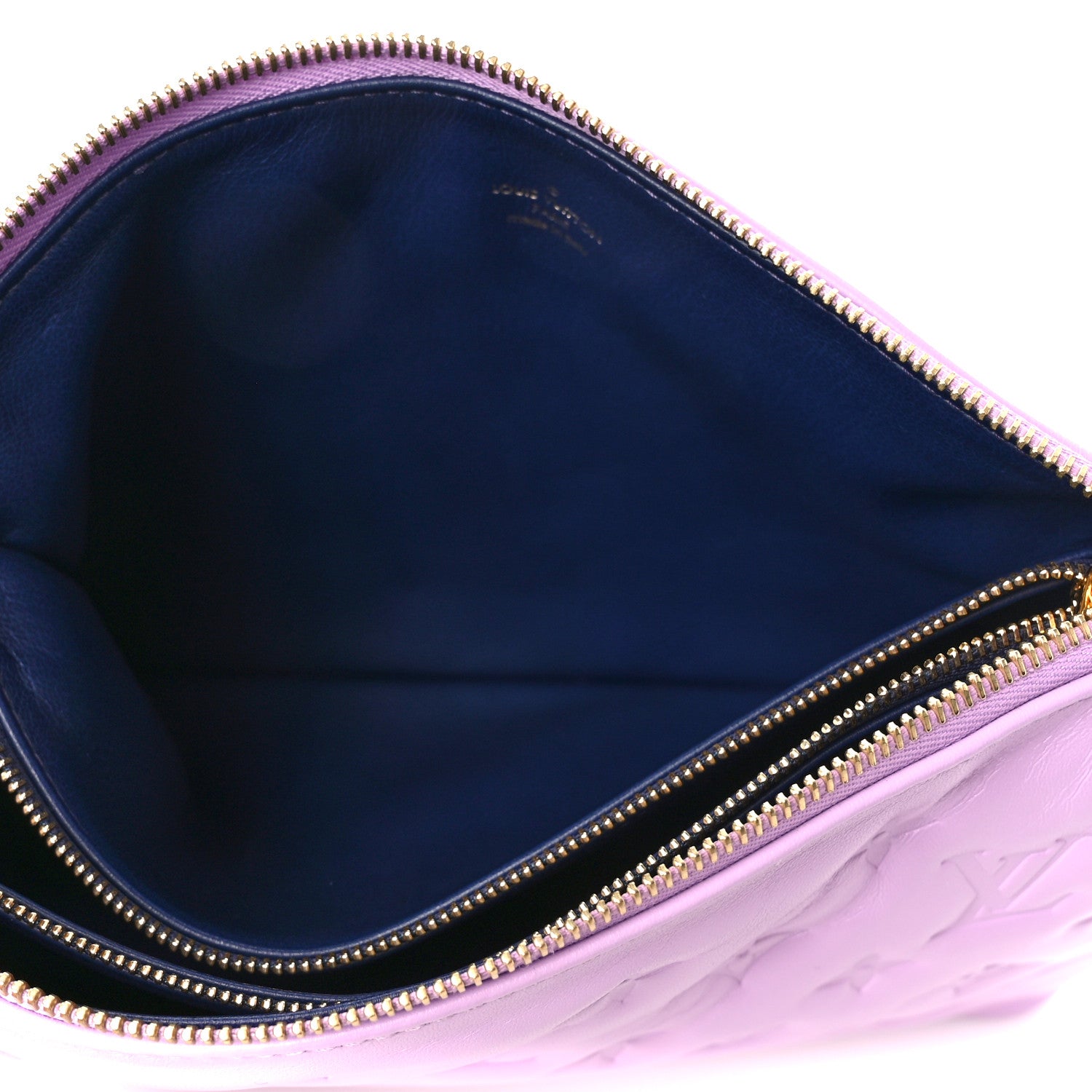 Louis Vuitton Lambskin Embossed Monogram Coussin PM Parme 6 of 13
