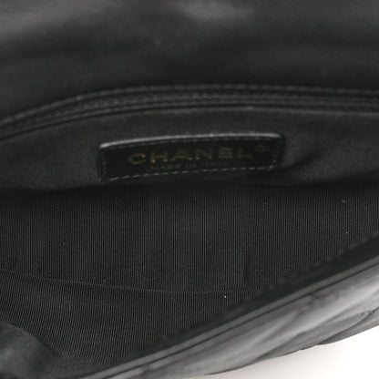 Chanel Calfskin Quilted Carry With Chic Flap Waist Bag With Chain Black 5 of 11