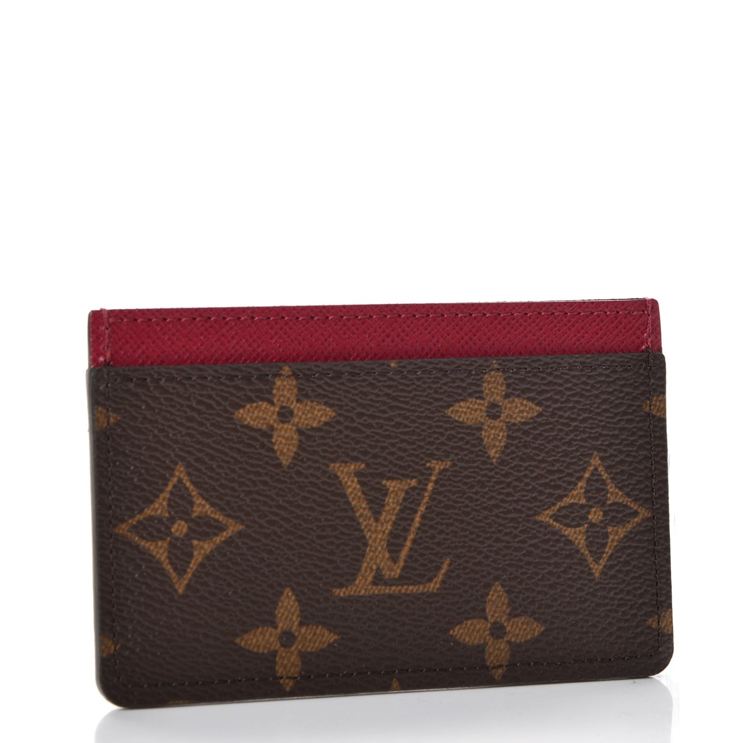 Monogram Card Holder Fuchsia
