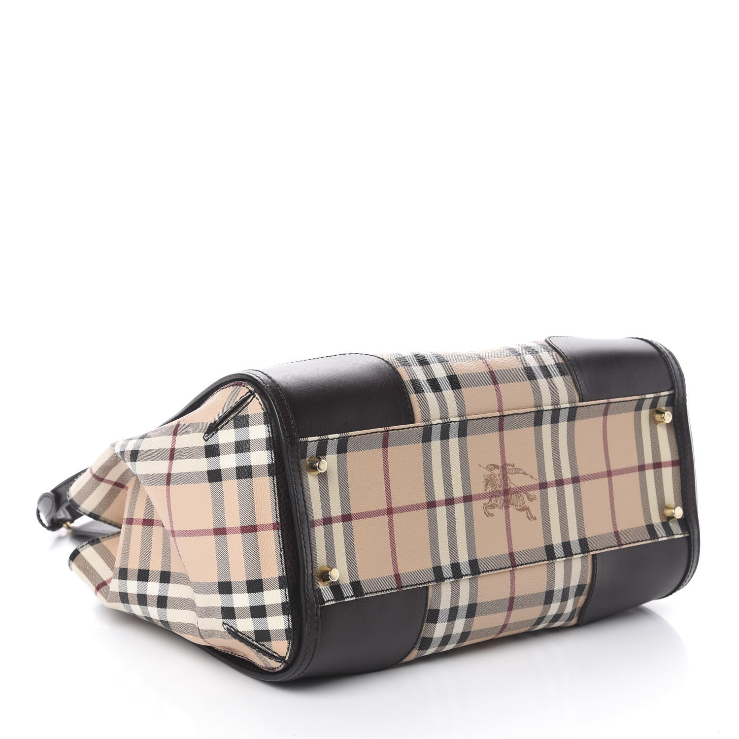 Burberry Haymarket Check Small Gladstone Chocolate 3 of 7