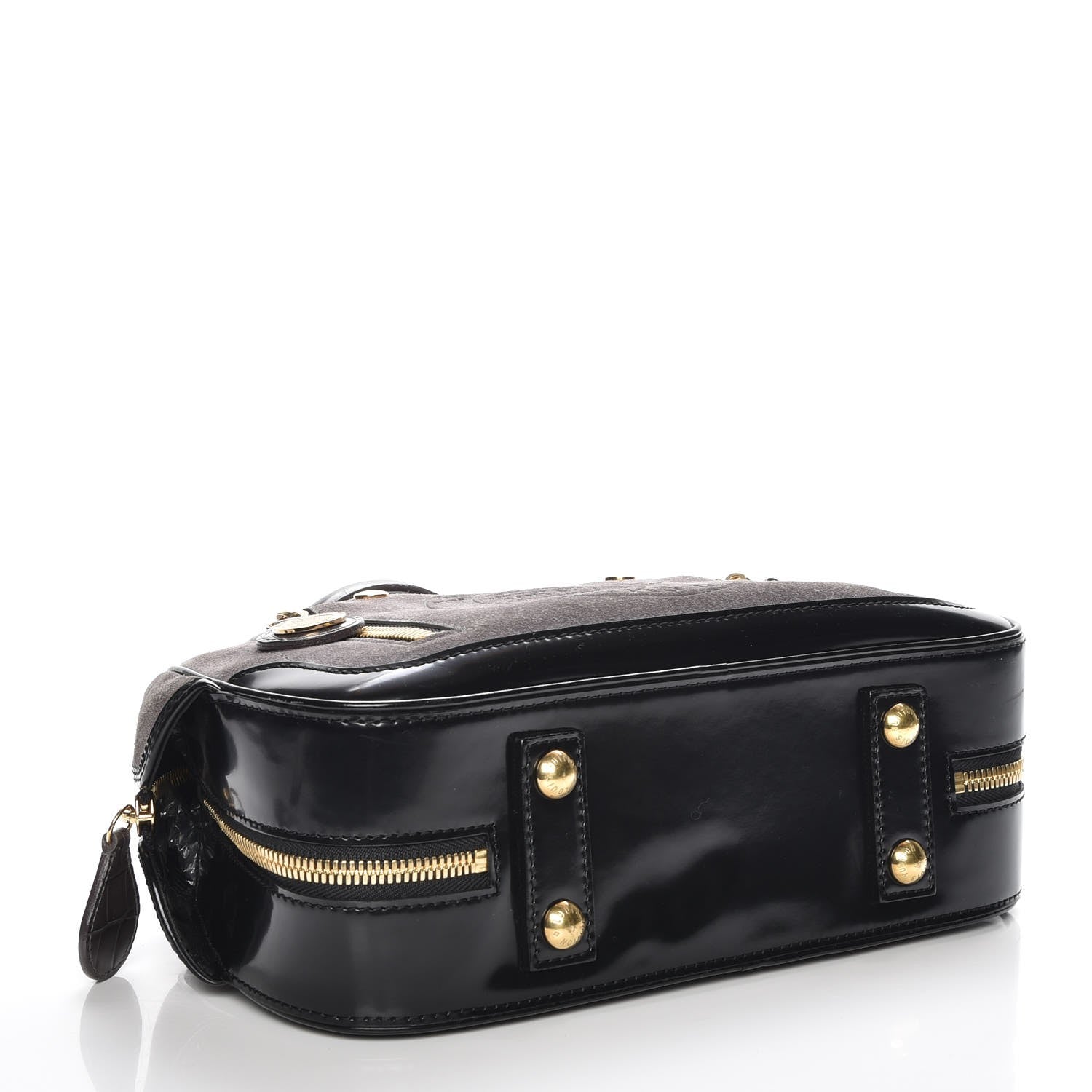 Louis Vuitton Havane Stamped Trunk Bowler PM Gray 4 of 7