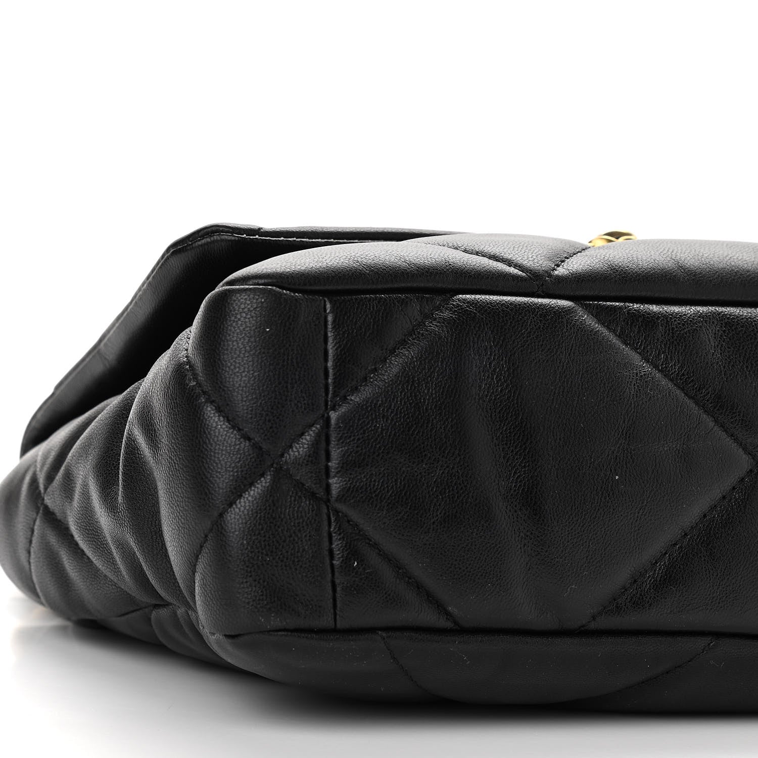 Chanel Goatskin Quilted Medium Chanel 19 Flap Black 8 of 9