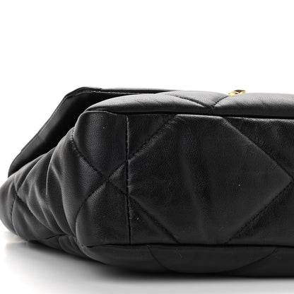 Chanel Goatskin Quilted Medium Chanel 19 Flap Black 8 of 9