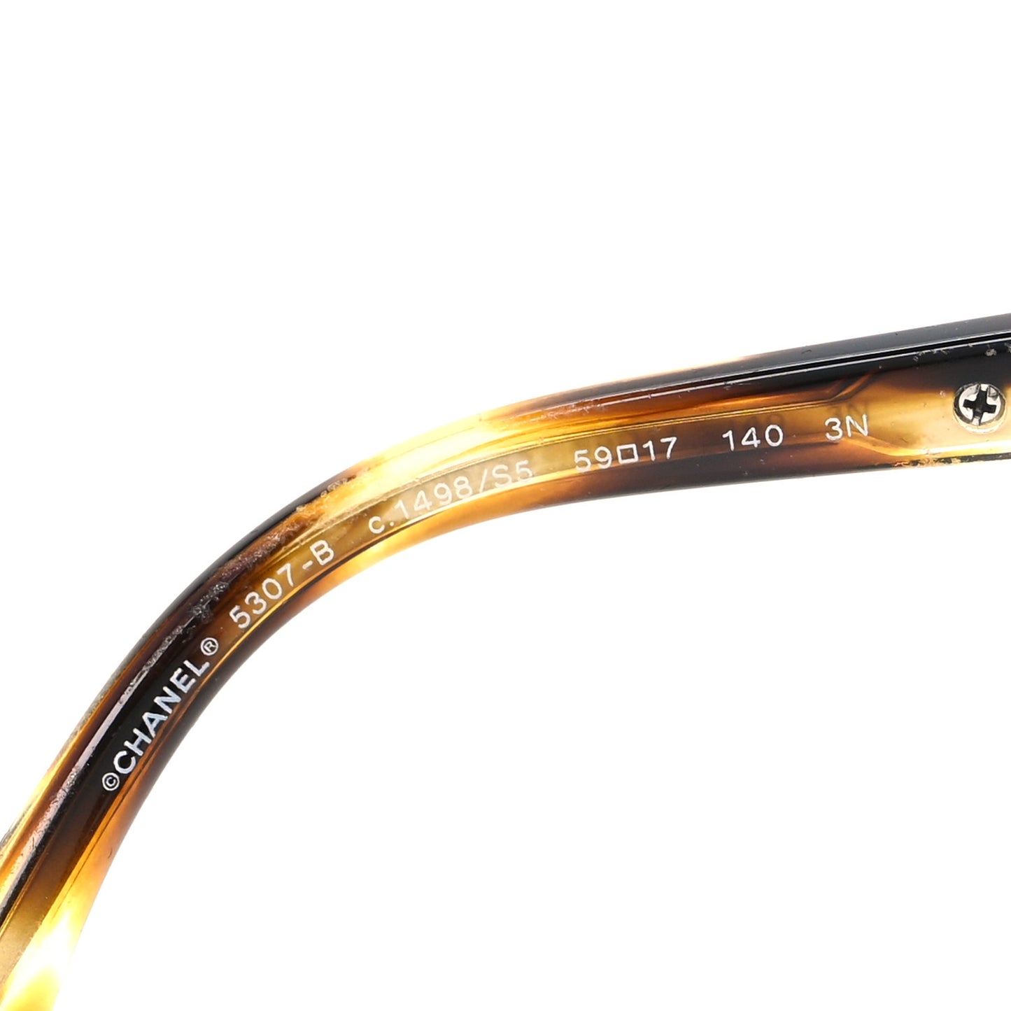 Crystal Baguette Cat Eye Bijou Sunglasses 5307-B Tortoise