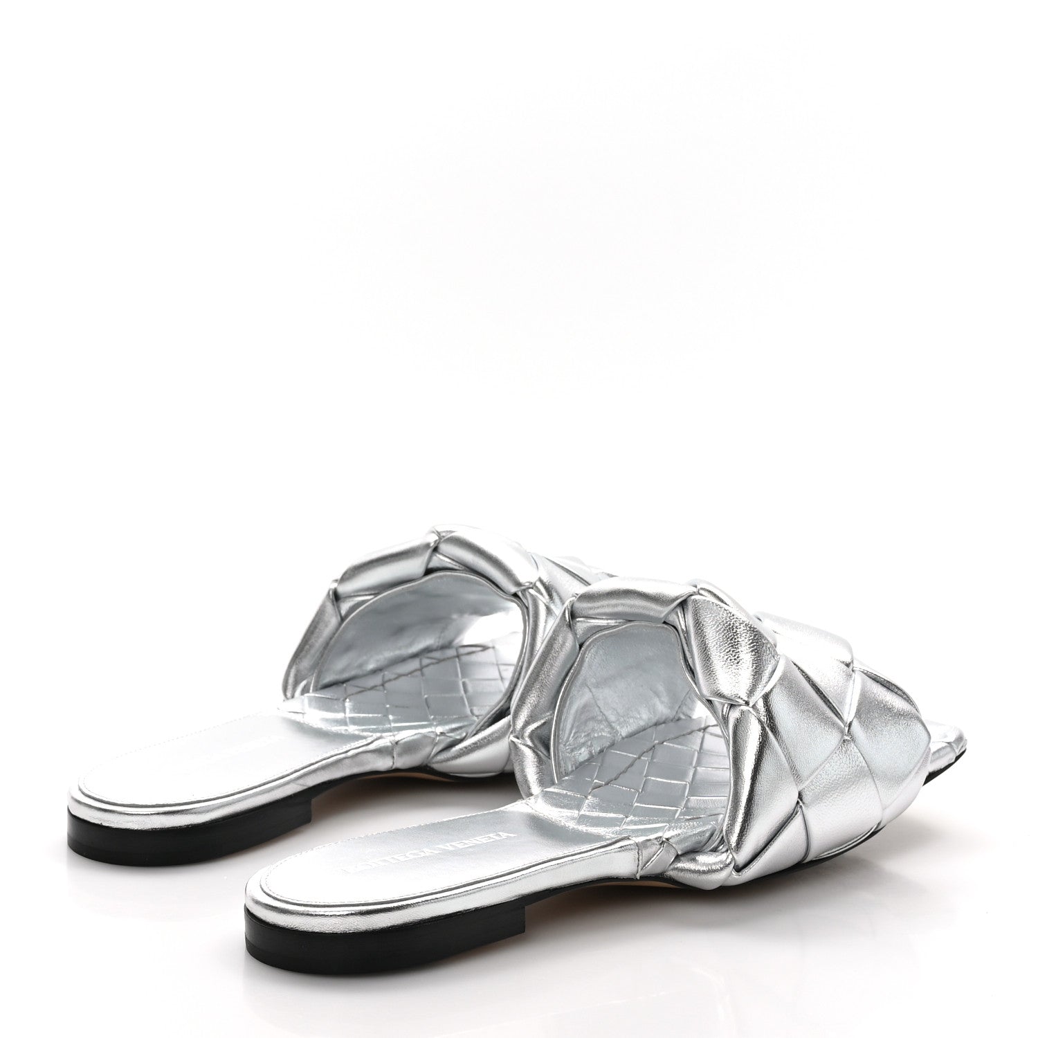 Bottega Veneta Nappa Maxi Intrecciato Lido Flat Sandals 39.5 Hollyhock 4 of 8