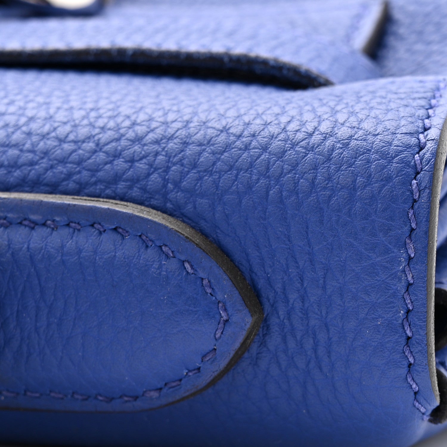 Hermes Togo Kelly Retourne 32 Bleu Electrique 12 of 17