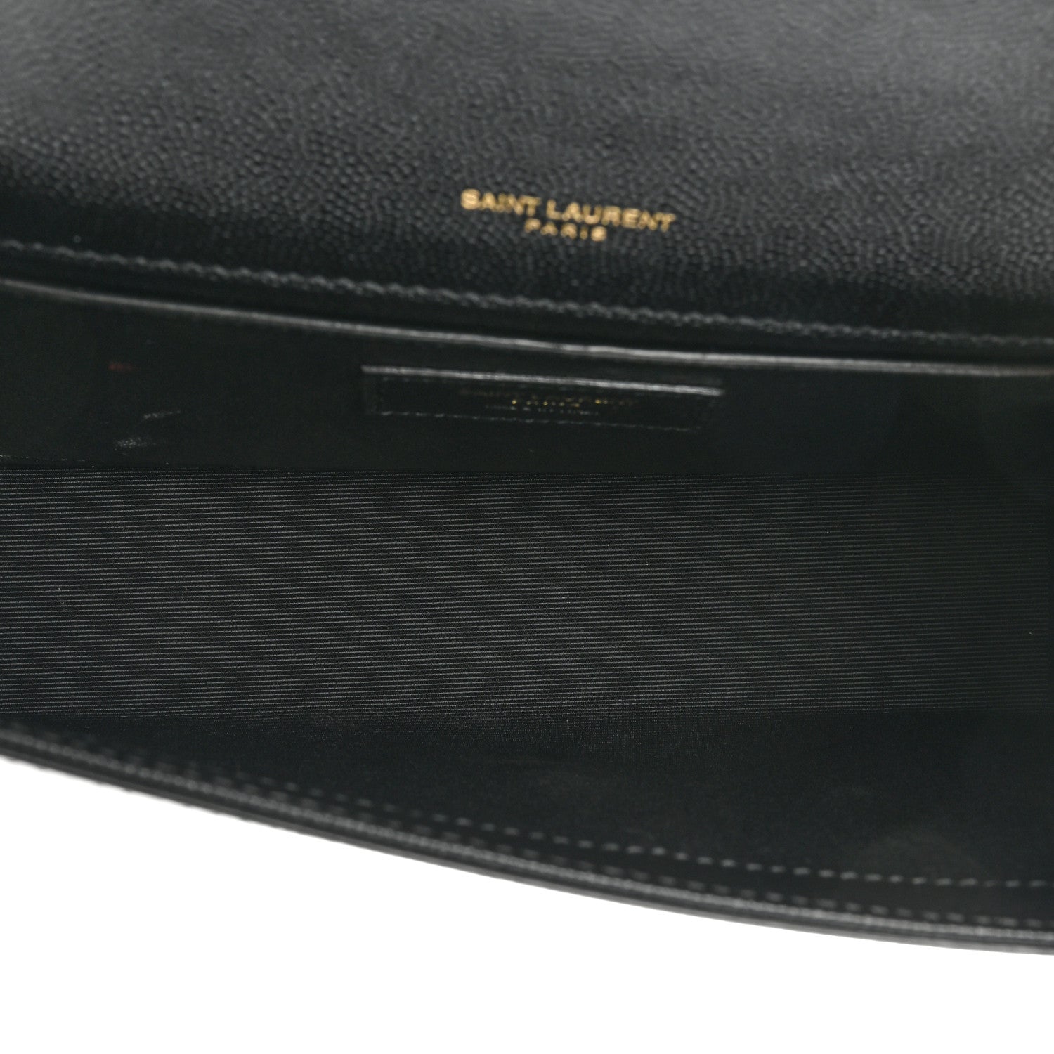 Saint Laurent Grain De Poudre Small Classic Monogram Kate Satchel Black 5 of 14