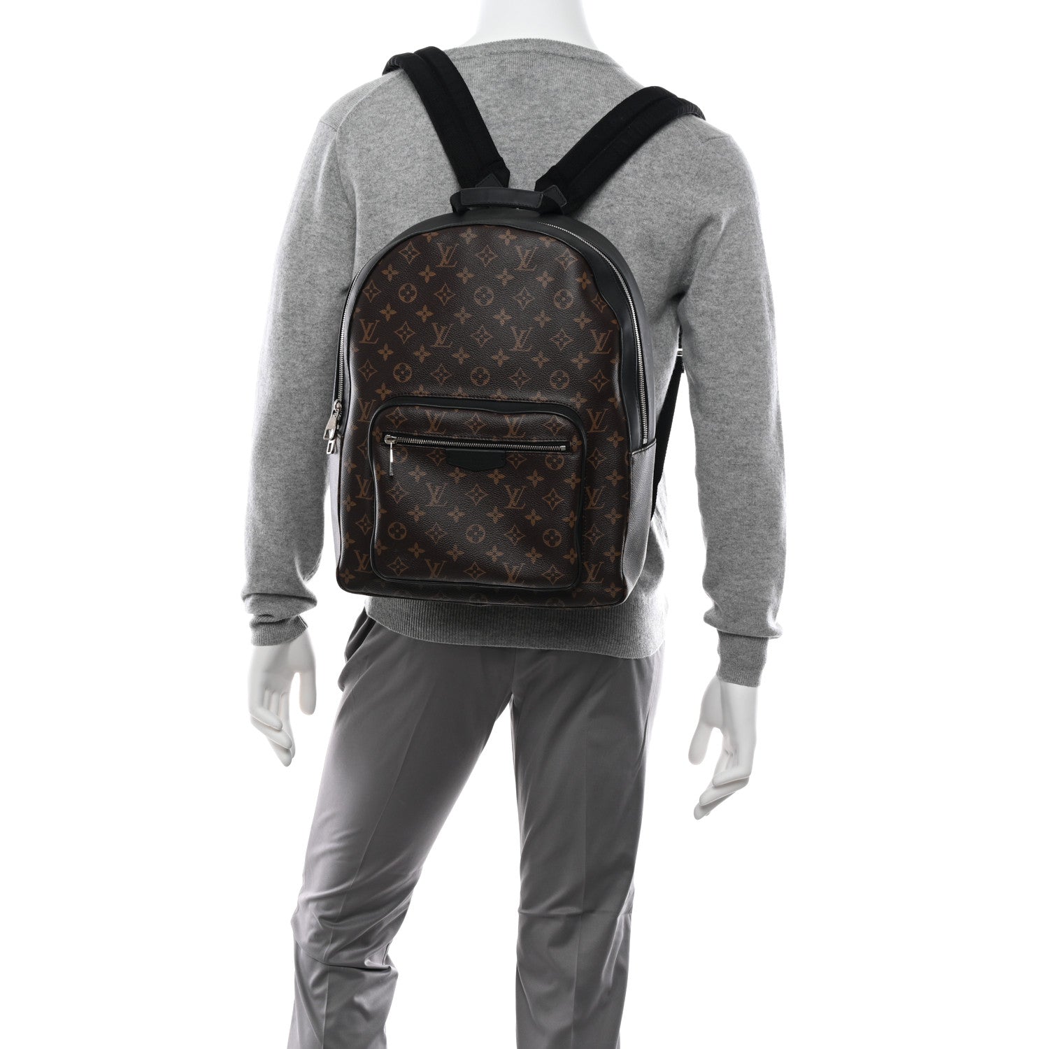 Louis Vuitton Monogram Macassar Josh Backpack 2 of 11