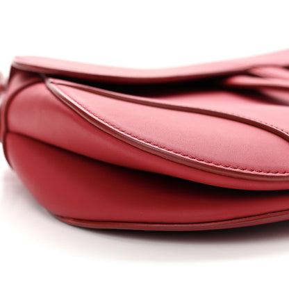 Christian Dior Ultra Matte Calfskin Saddle Bag Red 9 of 12