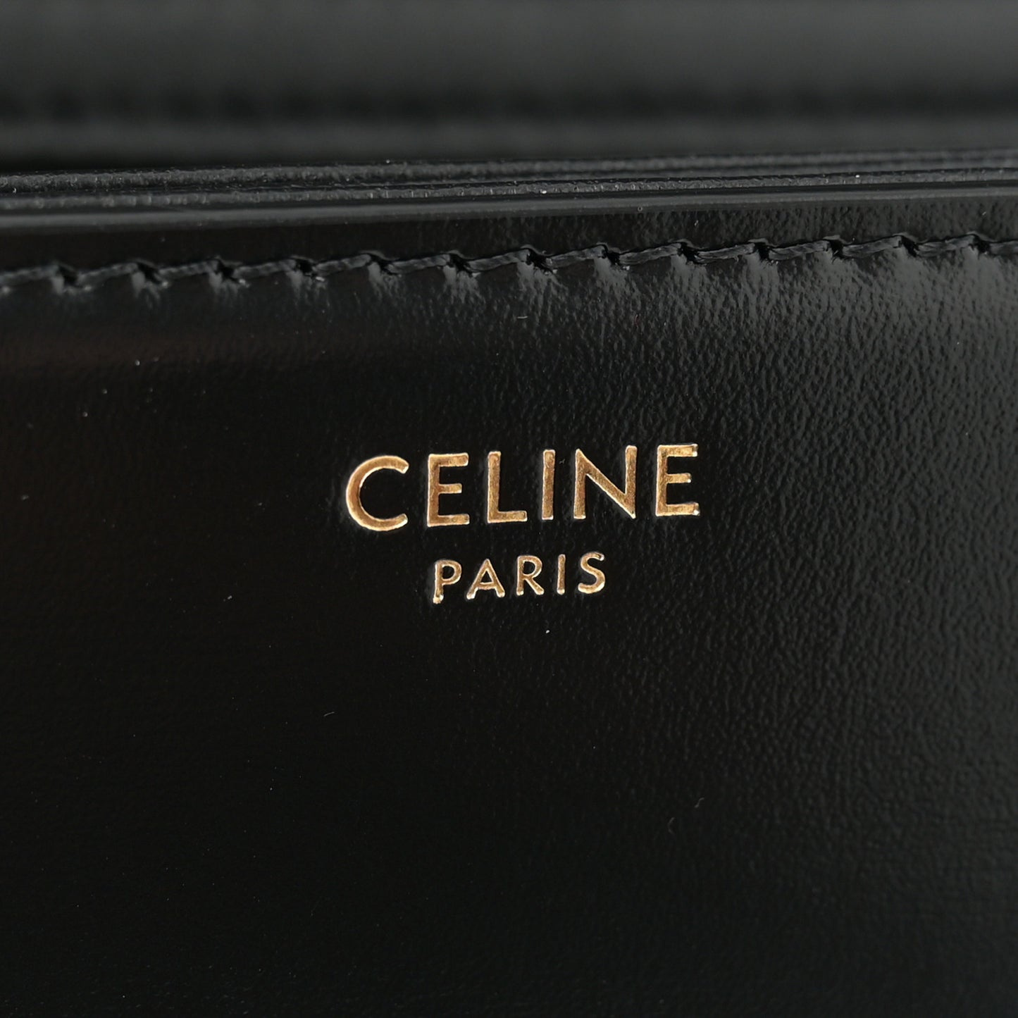 Shiny Calfskin Teen Triomphe Black