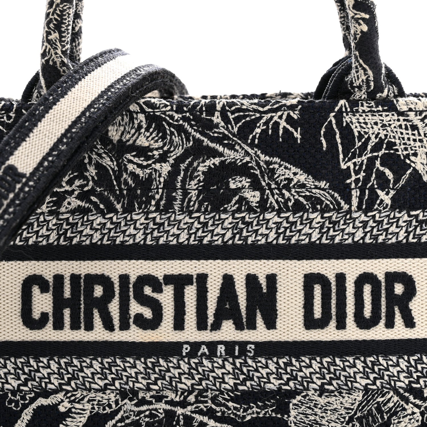 マデ　Christian Dior Toile de Jouy Christian Dior Canvas Embroidered Toile De Jouy Reverse Mini Book
