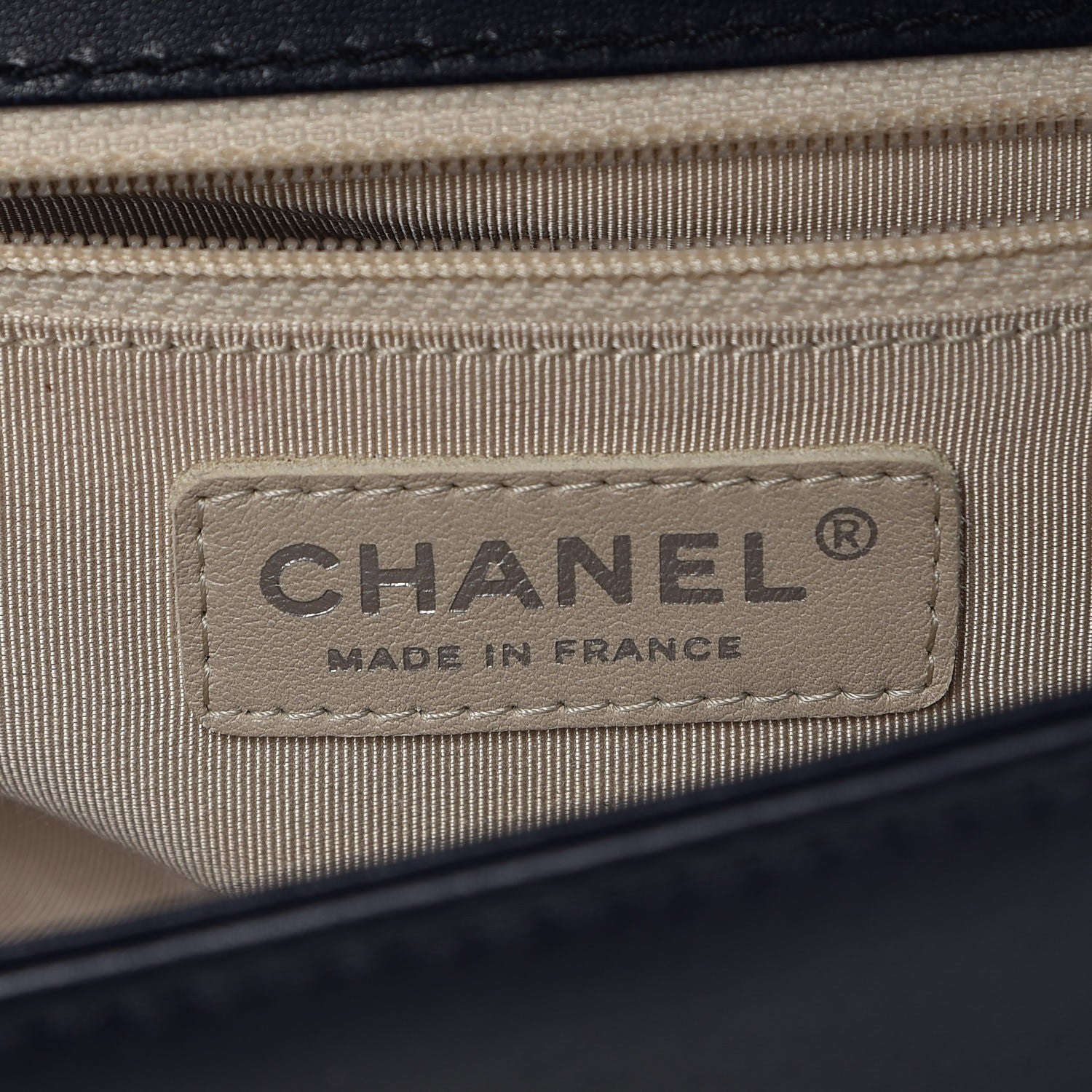 Chanel Perforated Lambskin Quilted New Medium Boy Flap Navy 6 of 7