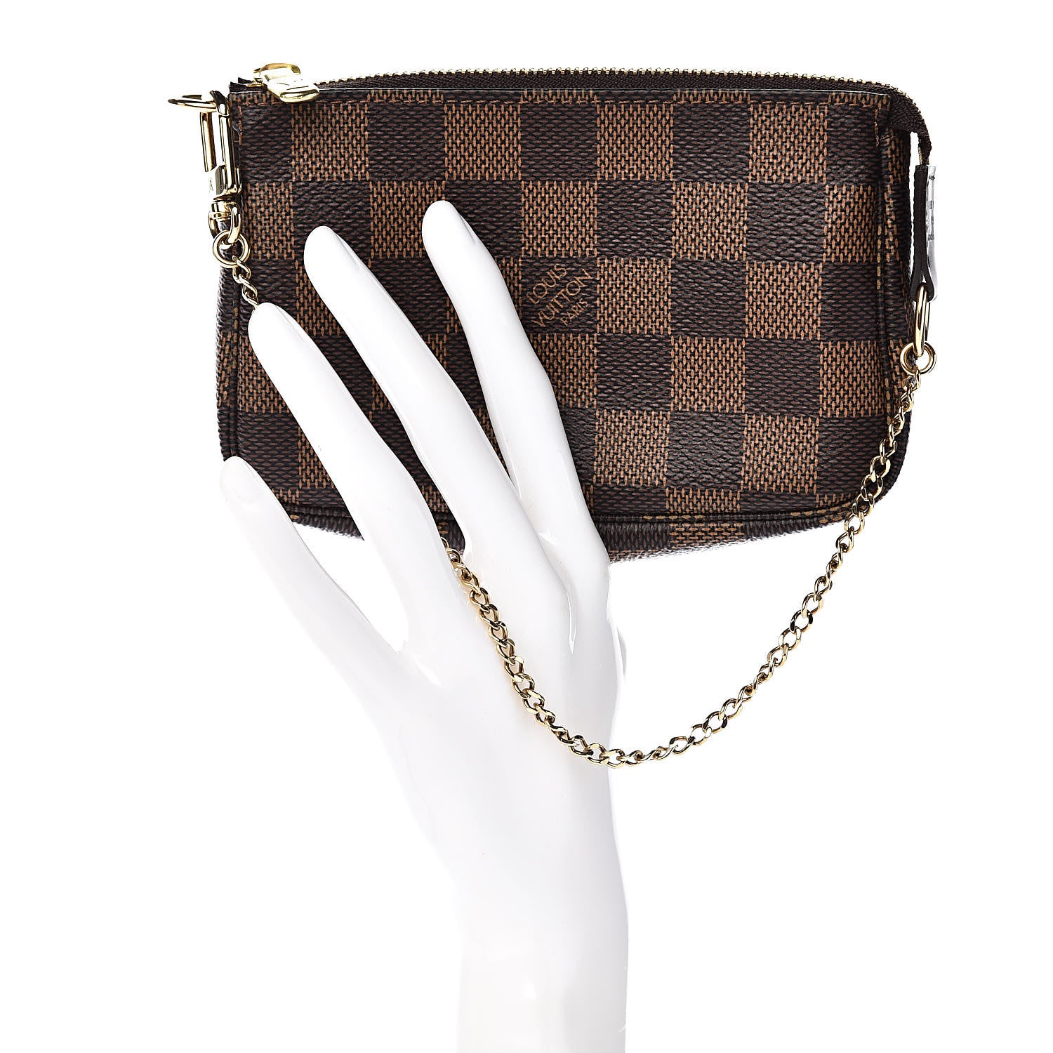 Louis Vuitton Damier Ebene Mini Pochette Accessories 2 of 8