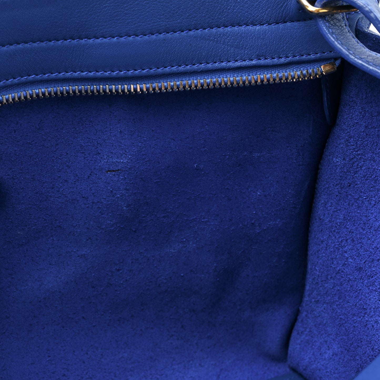 Calfskin Small Classic Y Cabas Royal Blue
