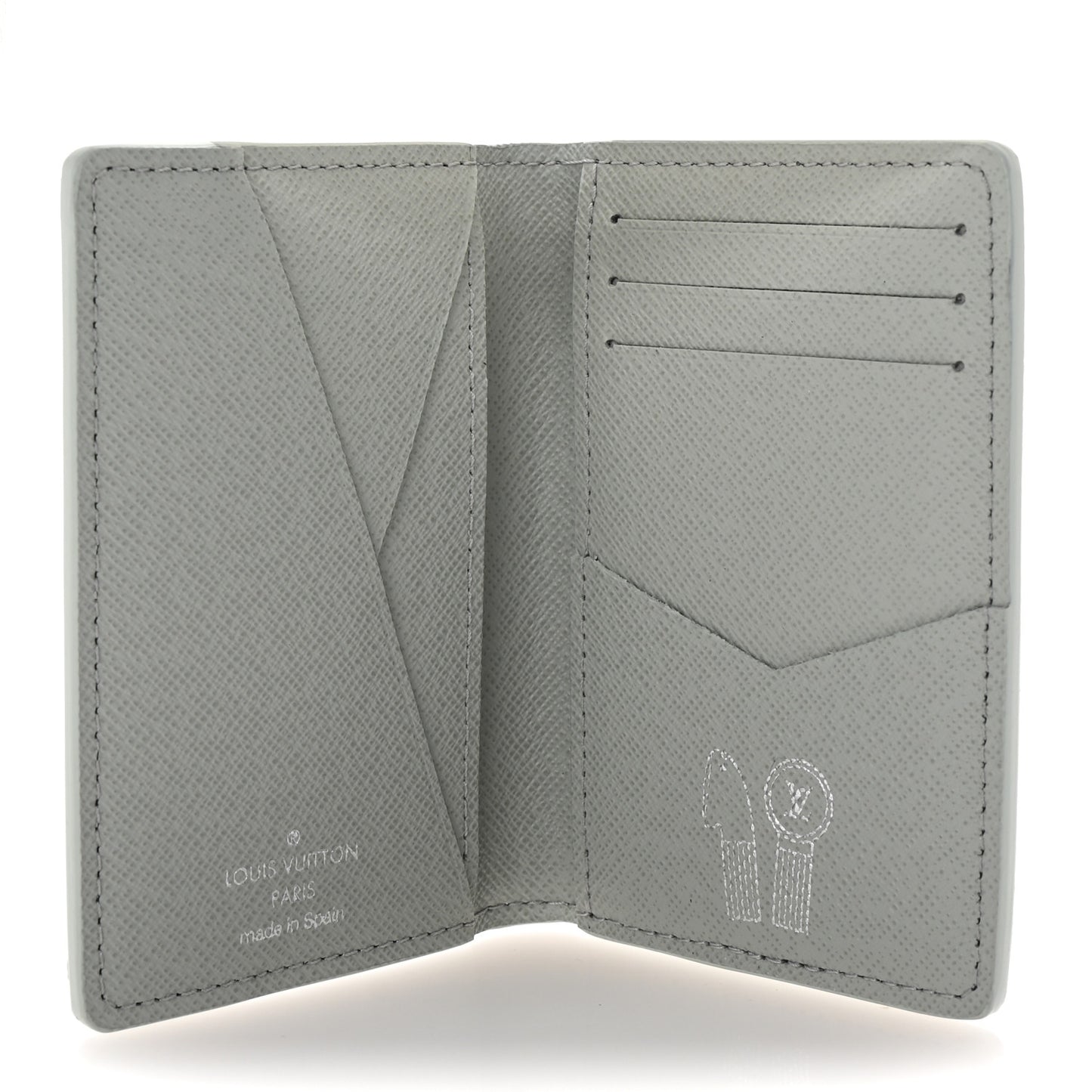 Monogram Pocket Organizer Gradient Grey