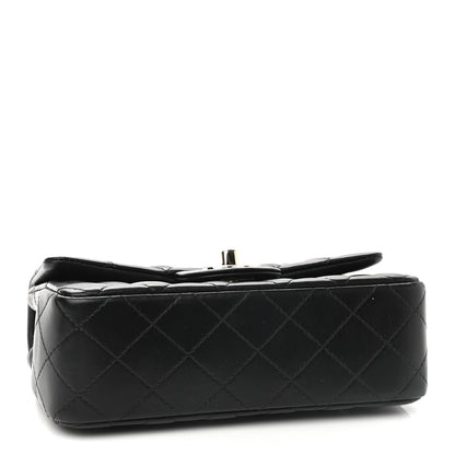 Chanel Lambskin Quilted Mini Rectangular Flap Black 4 of 9