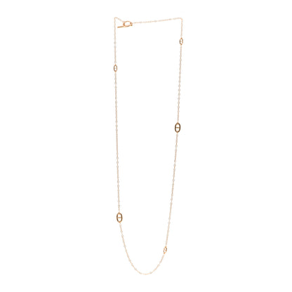 Hermes 18K Rose Gold Farandole Necklace 80 3 of 5