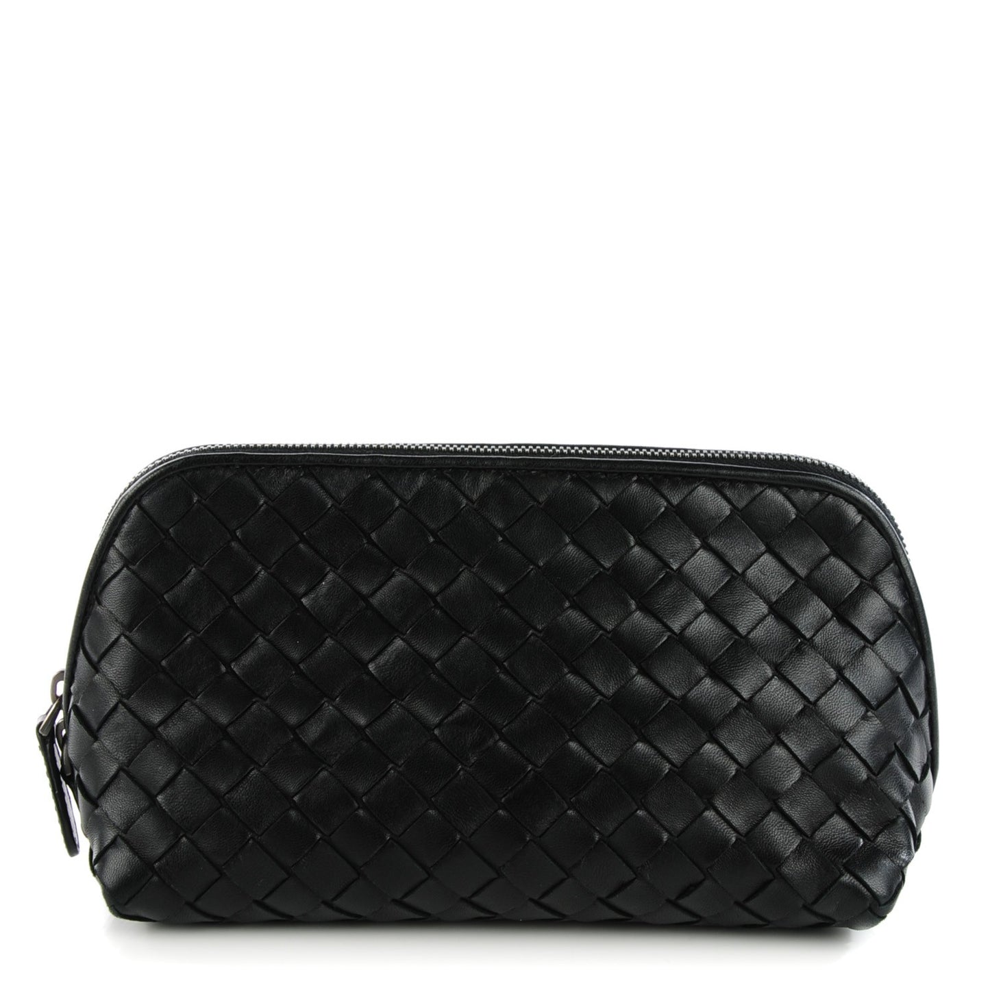 Nappa Intrecciato Cosmetic Case Nero Black